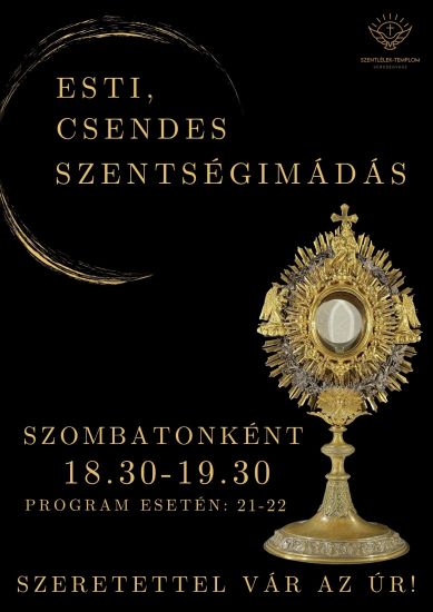 esti csendes szentségimádás A/4 - 2