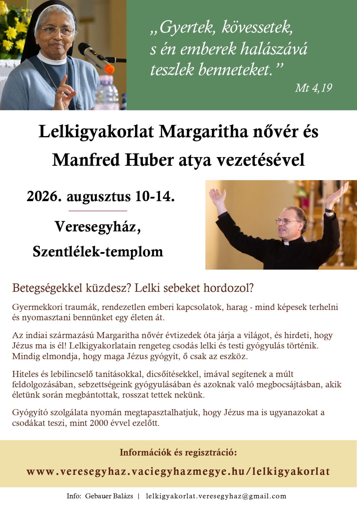 Margaritha nővér lelkigyakorlata