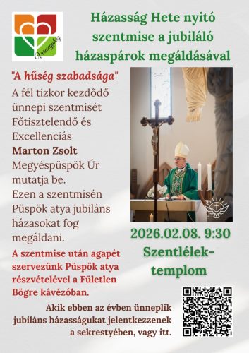 Házasság Hete - Nyitó Szentmise